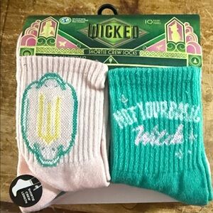 Wicked Shortie crew socks, 10 pair new size 4–10